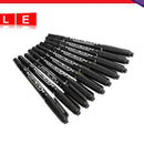 Heads 10PCS Fine Double Marker Marker Waterproof Nib Black hv2