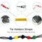 10pcs Self Adhesive Cable Fastener Tape Reusable Durable Loops Tie Strap Belt