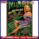 Home Weatherproof Retro Chic Sexy Girl Sign Iron Painting Wall Drawing Templates