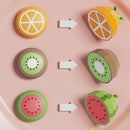 Montessori Fidget Toys Fruit Cognition Matching Educational Child Finger Toys_