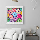 5D DIY Full Drill Round Shape Colored Donuts Rhinestone Diamond Drawing Dec
