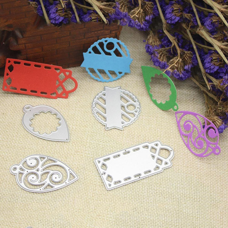 4pcs Metal Punching Molds Stencil Scrapbooking Paper Cards Craft Embossing Mold