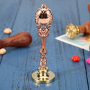 Retro Wax Sealing Stamp Alloy Handle Grip Wedding Post Stamping Decor (E)