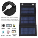 Foldable Solar Panel USB 3-Fold Solar Cell for Mobile Phone/3V-5V Battery Newly