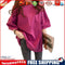 Summer Half Sleeve Long T-shirt Candy Color Loose Women Tops (Rose Red L)
