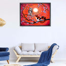 5D DIY Diamond Painting Cat Tree Full Drill Rhinestone Mosaic Art Picture K