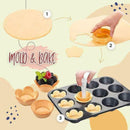Pastry Dough Tamper Kit DIY Cupcakes Biscuit Mold Baking Moulds Tools Donut T2T6