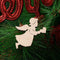 Wood Chip Christmas Snowflake Santa Claus Xmas Decoration Hanging Ornaments