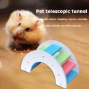 Wooden Hamster Small Animal Climbing Exercise Toys (Rainbow Bridge White) Newly