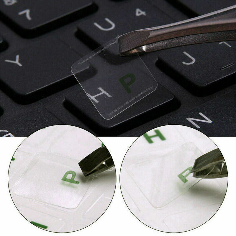 Waterproof Russian Transparent Stickers For PC Laptop Keyboard Hot T8D4