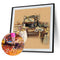 5D Diamond Painting Retro Sewing Machine Full Round Drill DIY Rhinestone