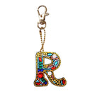 DIY Key Chain Diamond Painting Letters Women Bag Keyring Pendant Gift (R) Newly