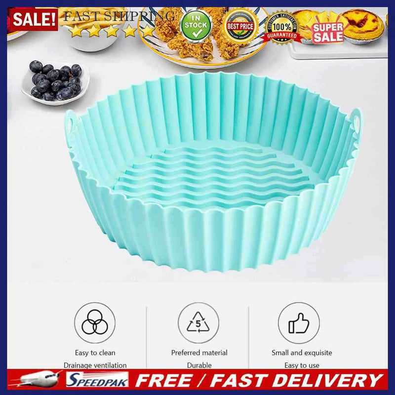Silicone Air Fryers Basket Replacemen Grill Pan Bakeware for Oven Steamer Cooker