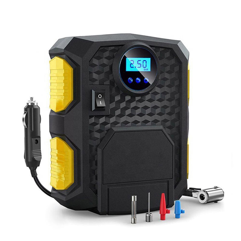 with LED Lamp Tire Flator Car Tire Inflator Automobile Tire Pump Air Compressor