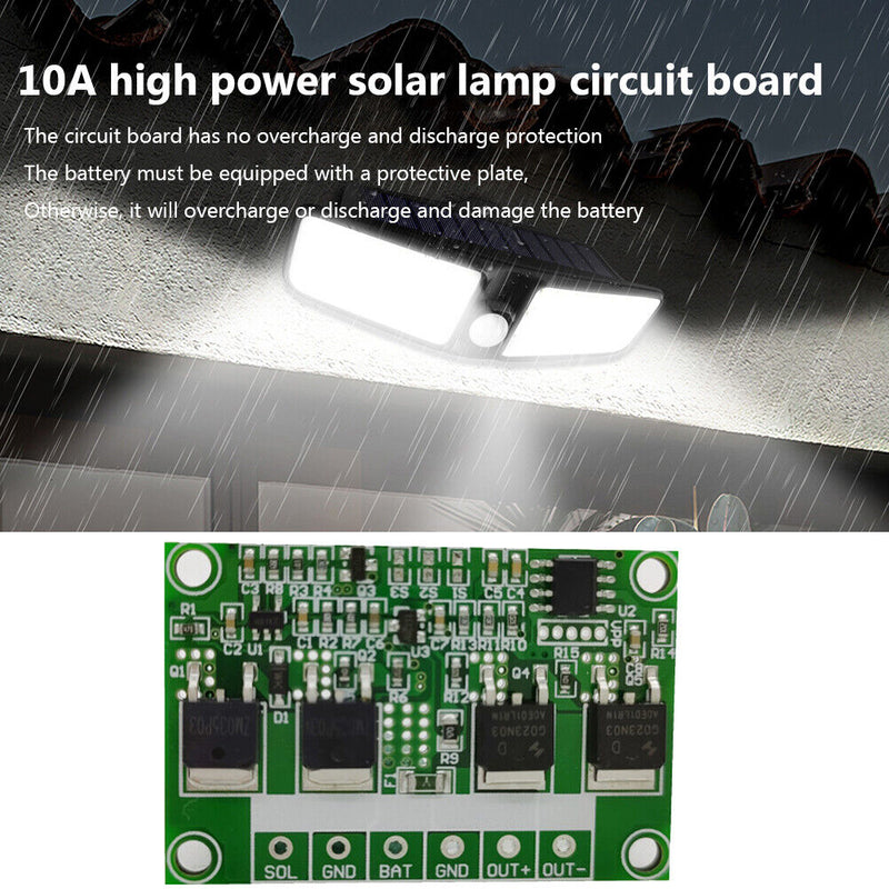 10A Auto Solar Lamp Regulator Landscaping Street Light High Power Circuit Board