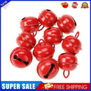 20pcs 25mm Metal Jingle Bells Christmas Hanging Decor Pet Pendant (Red)