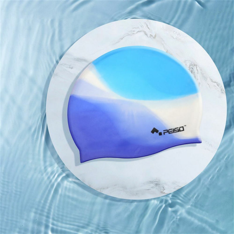 Waterproof Swimming Cap Flexible Durable Pool Bathing Hats Elastic Silicone