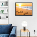 5D Diamond Painting Kit Beach Sunset Full Round Drill DIY Crafts Mosaic Pic