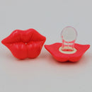 Silicone Funny Baby Pacifier Sexy Kiss Lip Infant Pacifiers(Red) Newly