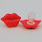 Silicone Funny Baby Pacifier Sexy Kiss Lip Infant Pacifiers(Red) Newly