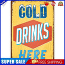 Weatherproof Retro Chic Letter Sign Iron Painting Wall Drawing Template (8)