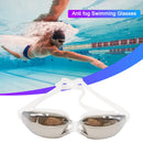 Swimming Goggles Electroplate Waterproof Swim Glasses with Earplugs Nose Clip