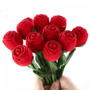 Flower Valentine's Gift Ring/Earrings/Pendant Jewelry Box Red Rose Display