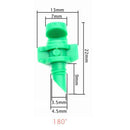 100X 180 Degrees Nozzle For Cloning Machine Hydroponic Garden Irrigation Newly