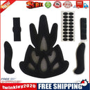 Universal Helmet Inner Foam Pads Kits Sealed Sponge Set for Cycling (Black)