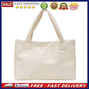 Fashion Solid Color Women Handbag Simple Large Capacity PU Shoulder Shopping Bag