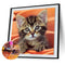 Handmade Cute Cat 5D DIY Full Round Drill Drawing Kit Diamond Painting Kits