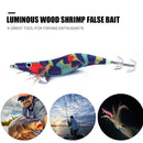 14cm 20g Luminous Wood Shrimp Fishing Lures Artificial Wobbler Bait (4) Newly