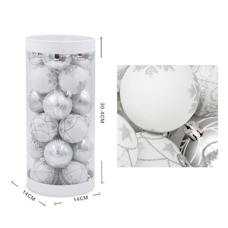 Xmas Ornaments Painted Ball Christmas Decoration Ball Christmas Tree Pendant