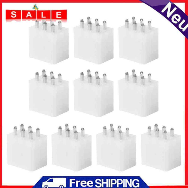 10pcs 6Pin BTC Miner Connector Replacement Power Supply Looper Male Header