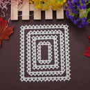 4pcs Metal Cutting Dies Stencils for DIY Scrapbooking (Rectangular Star)