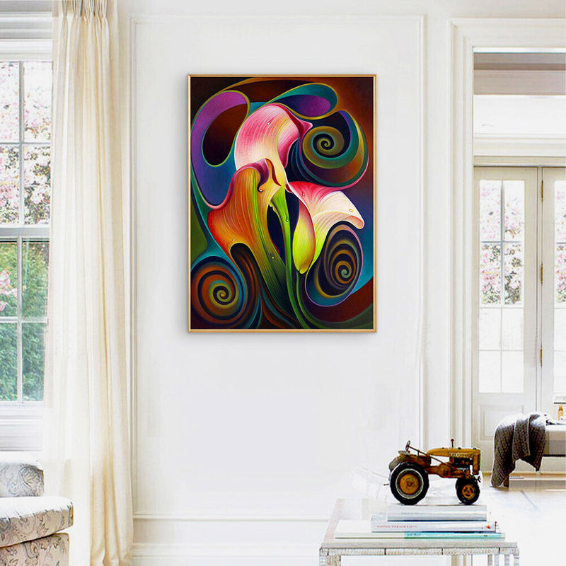 5D DIY Diamond Painting Full Round Drill Abstract Mosaic Picture Home Decorat