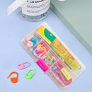 Knitting Needles Thread Set Embroidery Needles Stitches Craft Markers Tools