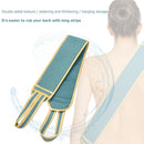 3pcs Bath Towel Shower Cleaning Back Scrubber Massage Brush Glove (Blue) Newly