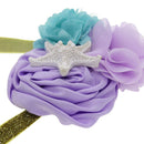 Hair Accessories Elastic Chiffon Flower Starfish Hair Band Mermaid Headband