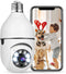 with Two Way Audio Smart Motion Detection 1080P Wireless WiFi Light Bulb Camera