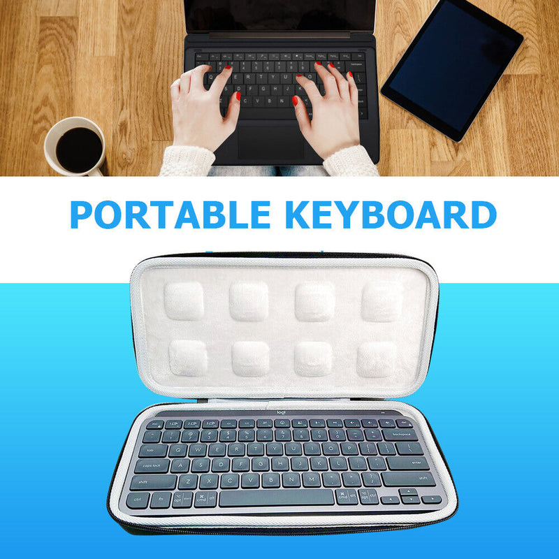 Practical Bluetooth-compatible Keyboard Carry Case Shockproof for MX Keys