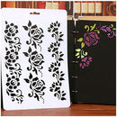 Craft DIY Scrapbooking Embossing Painting Flower Paper Card Layering Stencils