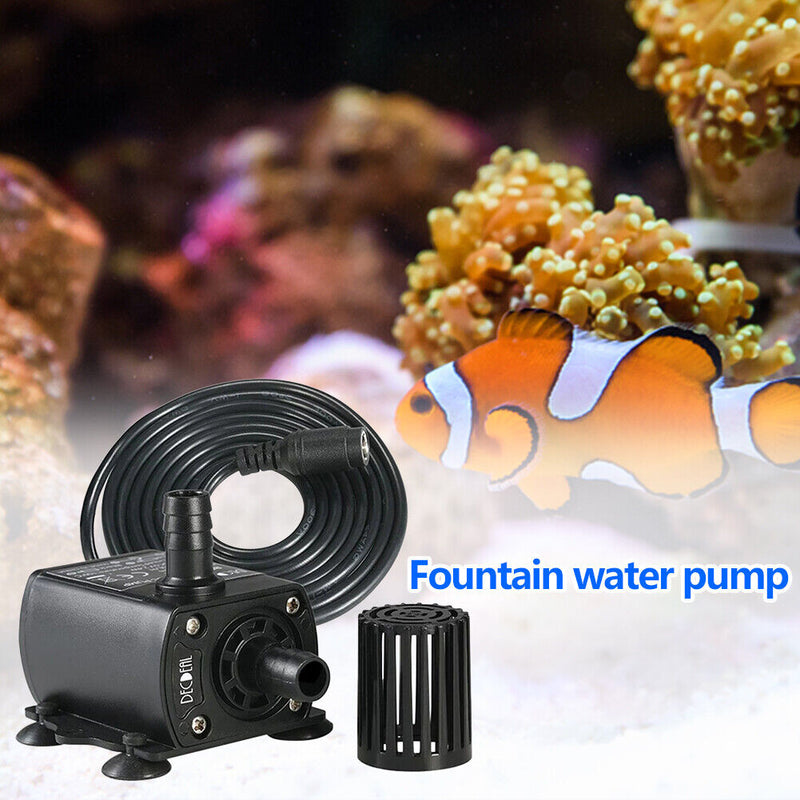 Fountain Aquarium Mini DC 12V Brushless Pump Pond Submersible Water Pump