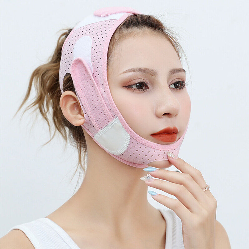 V Shaped Facial Massage Patches Reduce Double Chin Cheek Lift Up Facial Device