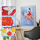 5D DIY Diamond Painting Partial Special Shape Drill Ballet Girl Picture Wal