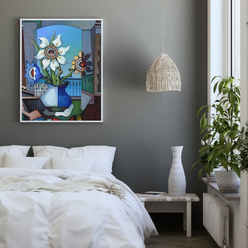 Oil Paint By Numbers Picture DIY Drawing Elegant Flower Nature Art Drawing