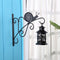 Wrought Iron Hanging Flower Pot Basketball Braces Decorative Outdoor Planter Hook