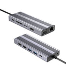 Jack 4K Dual HDMI Gigabit Ethernet Docking Station USB Type-C Hub For Laptop PC