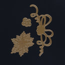 3pcs Flower Cutting Dies Metal Stencils Scrapbook Emboss Craft Paper Cutter