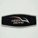 Neoprene Scuba Diving Cover Head Strap Hair Band Strap-Wrapper (Dark Grey) Newly